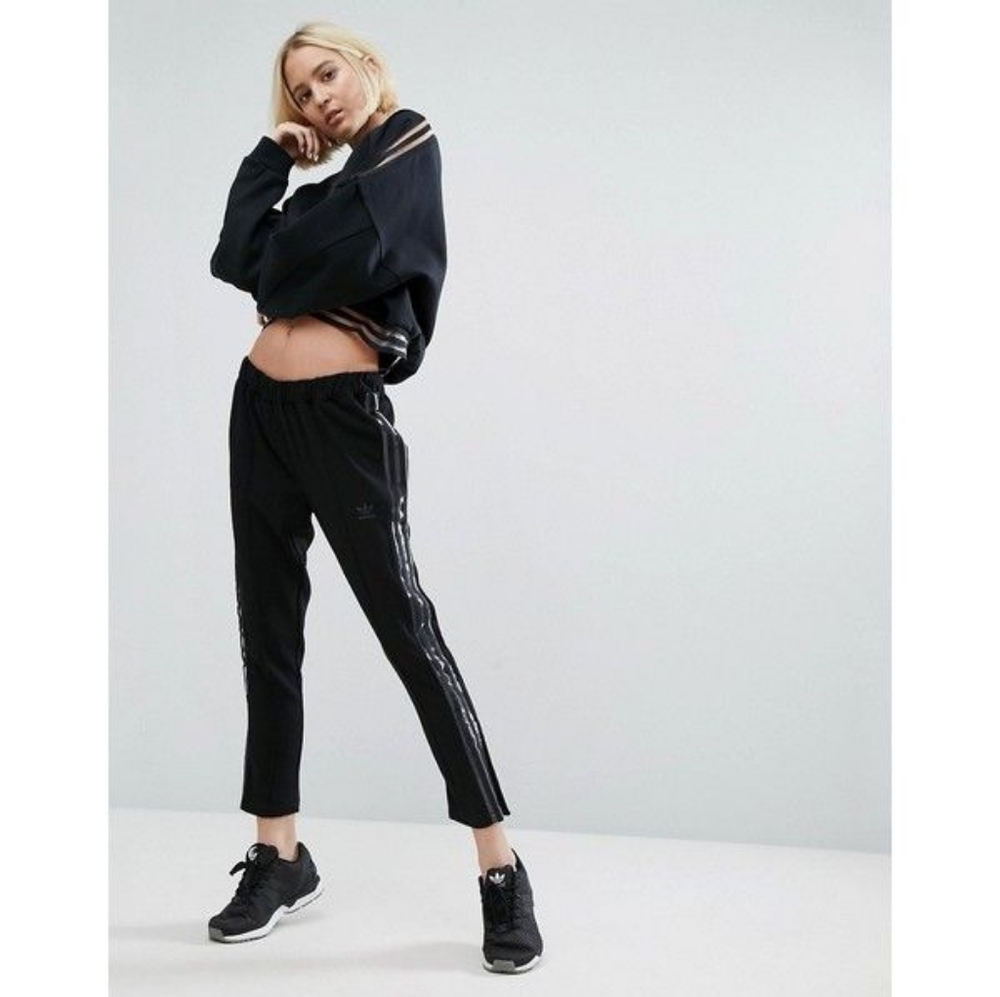 🆕Adidas | Cigarette Pants in Black Womens Medium